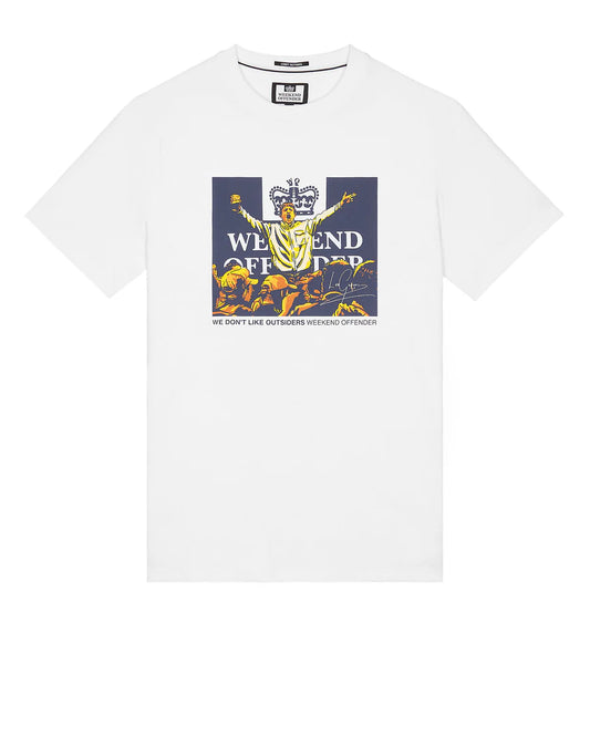 Weekend Offender Leo Gregory Graphic T-Shirt White