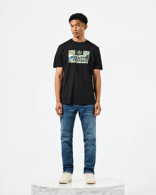 Weekend Offender Badman Graphic T-Shirt Black