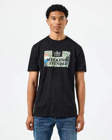 Weekend Offender Badman Graphic T-Shirt Black