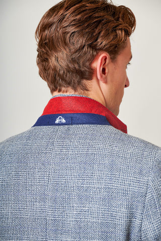 Marc Darcy Kris - Sky Blue Tweed Three Piece Suit