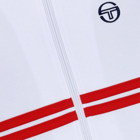 Sergio Tacchini Dallas Track Top - White/Red