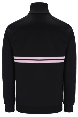 Sergio Tacchini Dallas Track Top – Black / Light Lilac