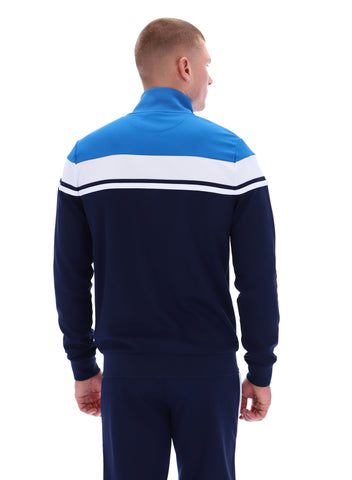 Sergio Tacchini Damarindo Track Top – Directoire Blue / White / Maritime Blue