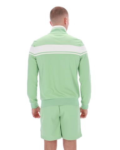 Sergio Tacchini Damarindo Track Top – Quiet Green / Gardenia