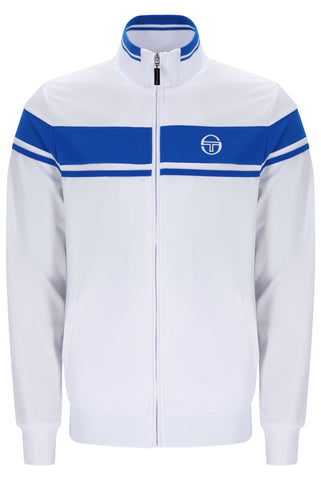 Sergio Tacchini Damarindo Track Top – White/Princess Blue