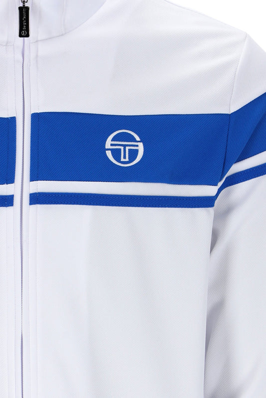 Sergio Tacchini Damarindo Track Top – White/Princess Blue