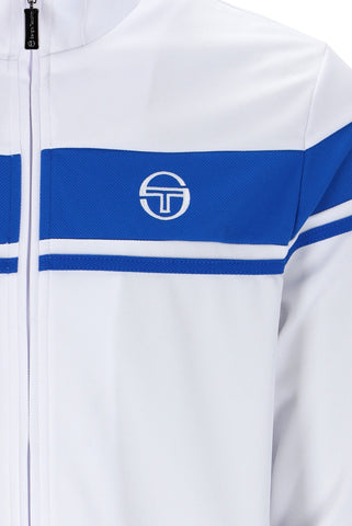 Sergio Tacchini Damarindo Track Top – White/Princess Blue