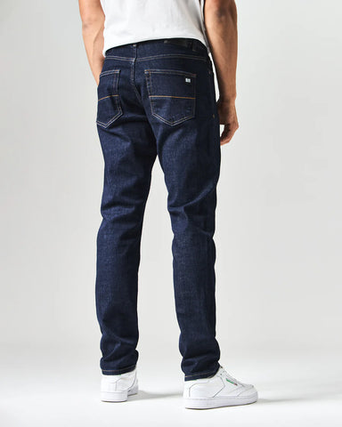 Faded jeans on a white background