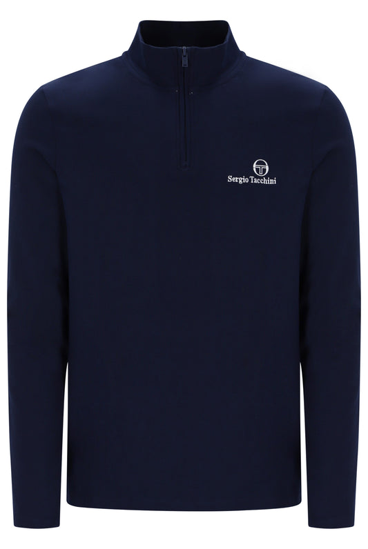 Sergio Tacchini Daytone 1/4 Zip Top – Maritime Blue