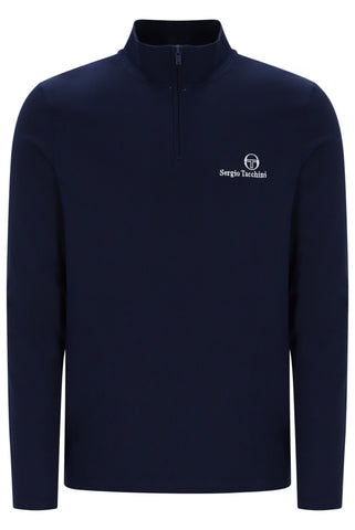 Sergio Tacchini Daytone 1/4 Zip Top – Maritime Blue