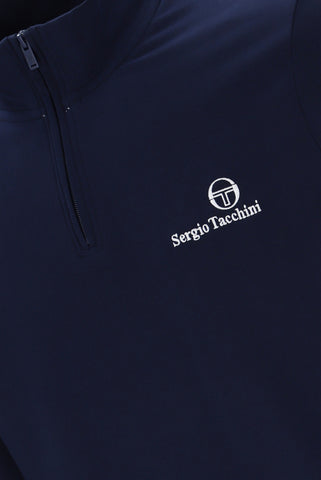 Sergio Tacchini Daytone 1/4 Zip Top – Maritime Blue