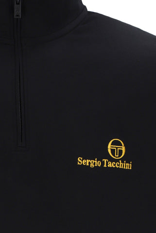 Sergio Tacchini Daytone 1/4 Zip Top – Black