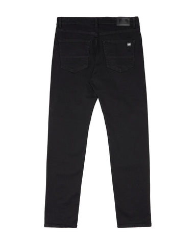 Faded jeans on a white background