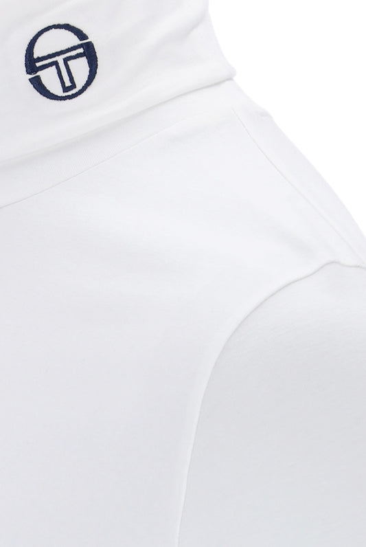 Sergio Tacchini Edward Roll Neck Jumper – White