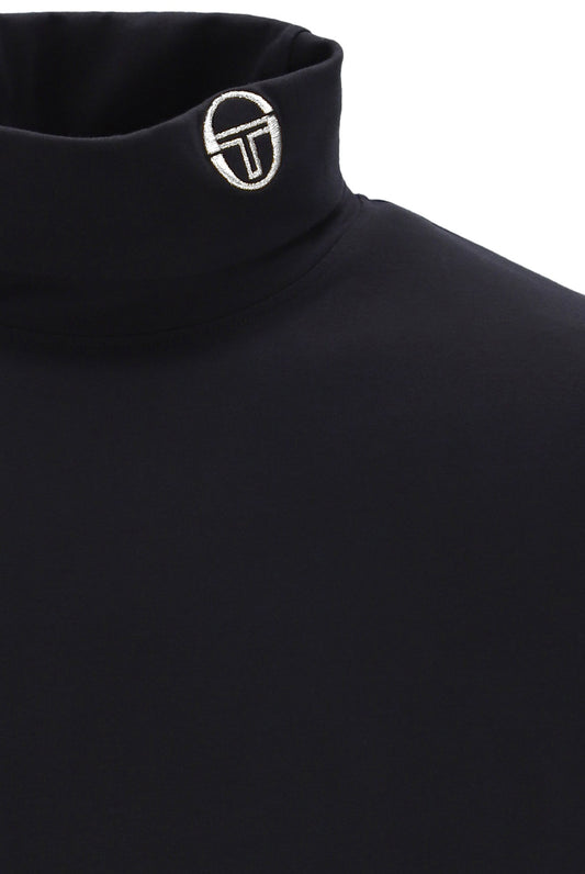 Sergio Tacchini Edward Roll Neck Jumper – Black