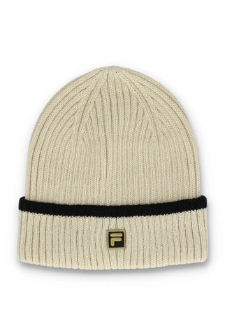 FILA Gold Ellison Ribbed Turn-Up Beanie – Tofu