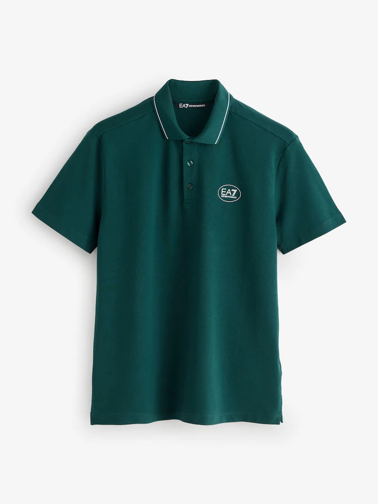 EA7 Tennis Club Polo – Pine