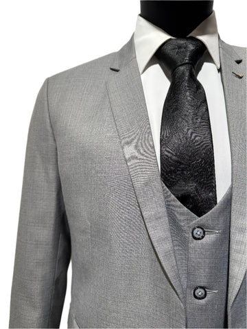 Hidden Hero Three Piece Suit Dark Grey