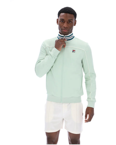 Fila Federico Tipped Neck Track Top – Surf Spray