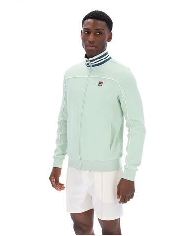 Fila Federico Tipped Neck Track Top – Surf Spray
