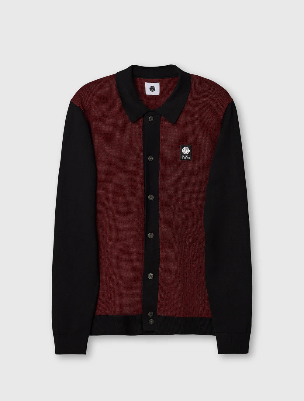Pretty Green Roxy Knit Shirt – Black