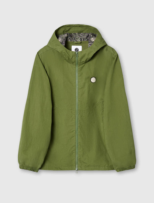 Pretty Green Feltham Hooded Jacket Khaki