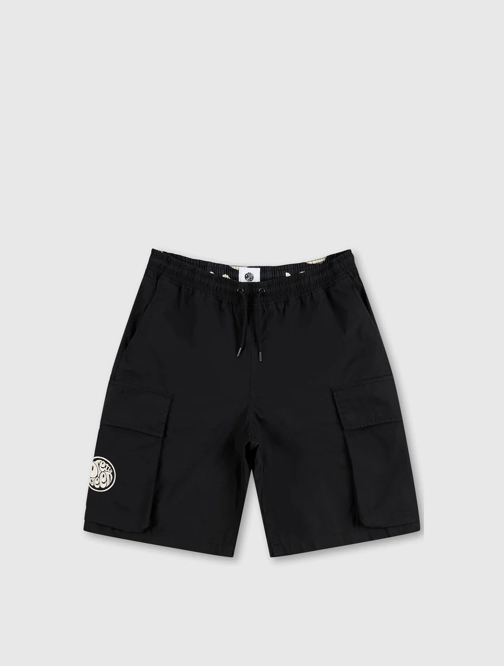 Pretty Green Stamford Cargo Shorts Black