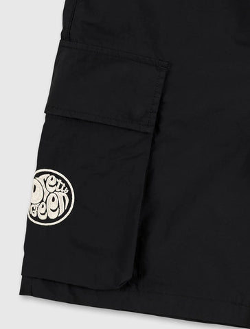 Pretty Green Stamford Cargo Shorts Black