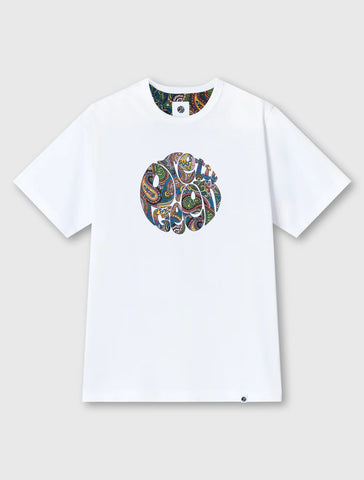 Pretty Green House Paisley Logo T-shirt White