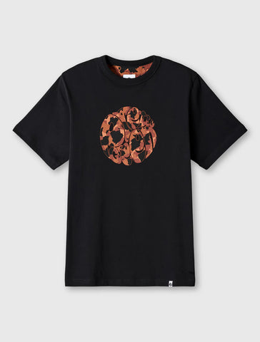 Pretty Green Brindle Logo T-shirt Black