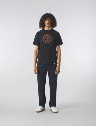 Pretty Green Brindle Logo T-shirt Black