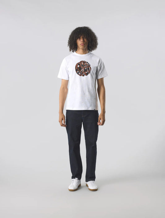 Pretty Green Brindle Logo T-shirt White