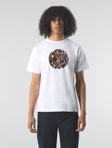 Pretty Green Brindle Logo T-shirt White