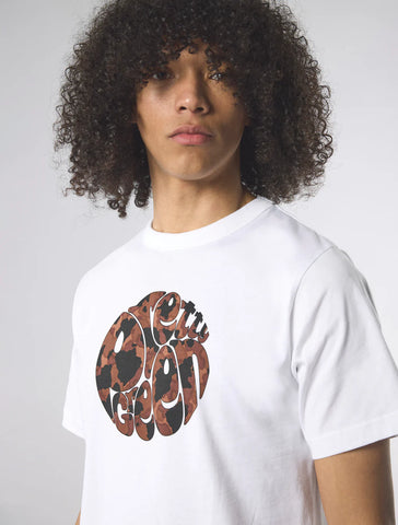 Pretty Green Brindle Logo T-shirt White