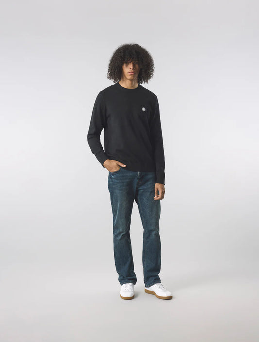 Pretty Green Merino Blend Crewneck Black