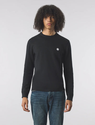 Pretty Green Merino Blend Crewneck Black