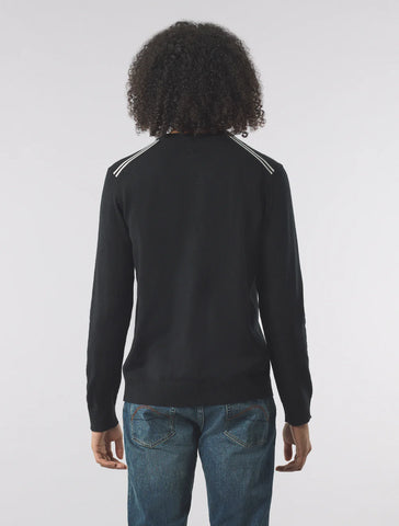 Pretty Green Merino Blend Crewneck Black