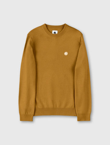 Pretty Green Merino Blend Crewneck Jumper – Tan