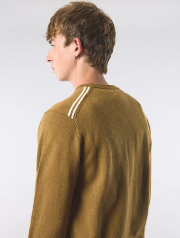 Pretty Green Merino Blend Crewneck Jumper – Tan