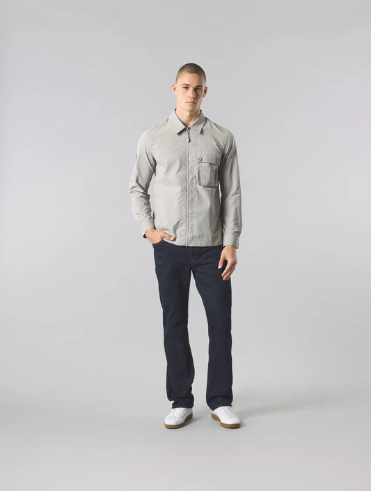 Pretty Green Heaton Overshirt Grey