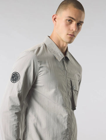 Pretty Green Heaton Overshirt Grey