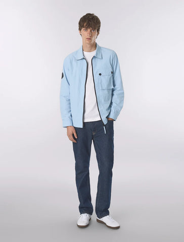 Pretty Green Heaton Overshirt – Sky Blue