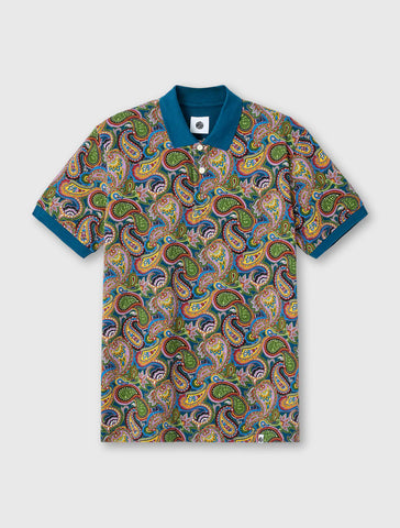 Pretty Green House Paisley Polo Multi