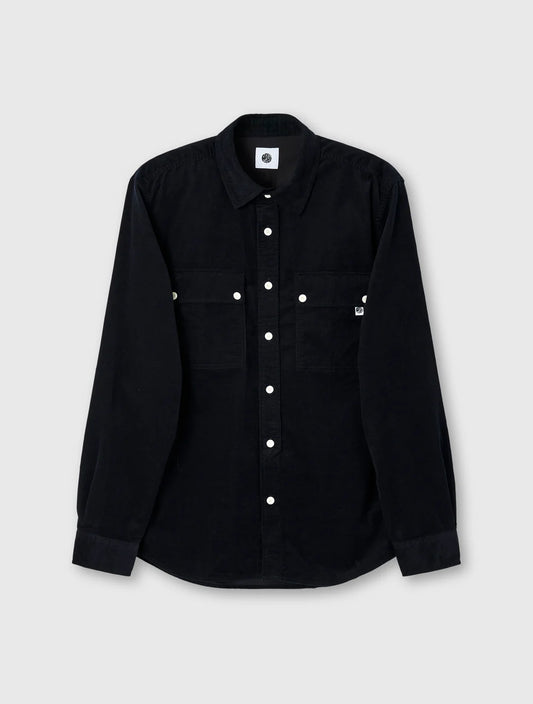 Pretty Green Campbell Cord Shirt Black