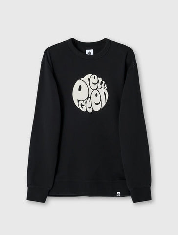 Pretty Green Gillespie Crew Sweatshirt Black