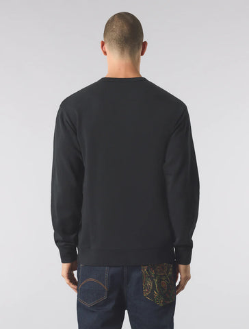 Pretty Green Gillespie Crew Sweatshirt Black