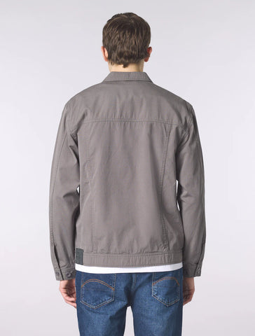 Pretty Green Bostall Solid Overshirt – Grey
