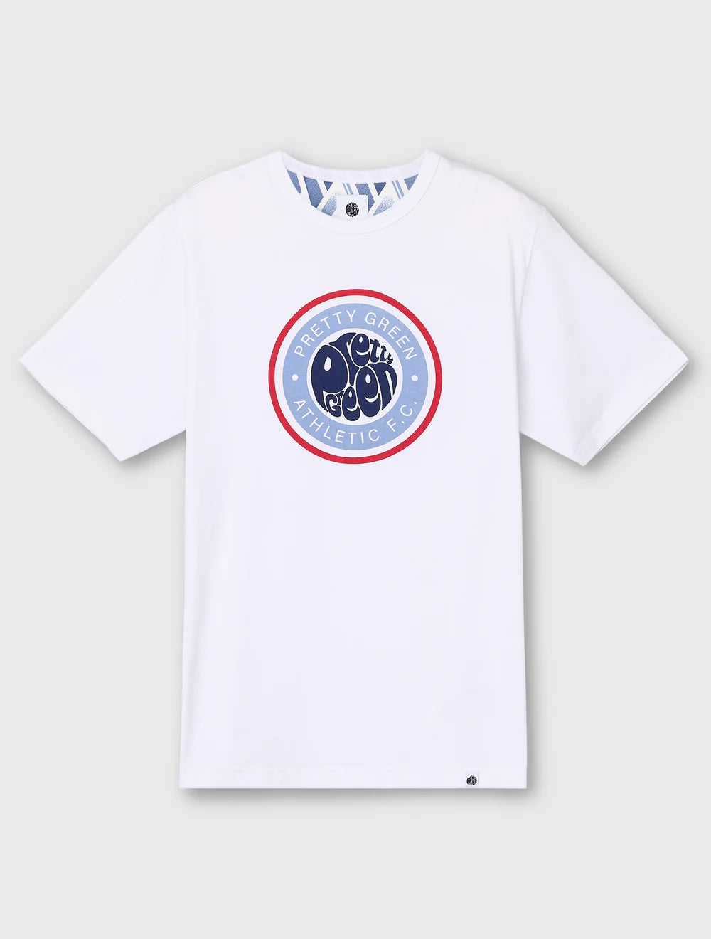 Pretty Green Kingsleigh Logo T-Shirt – White