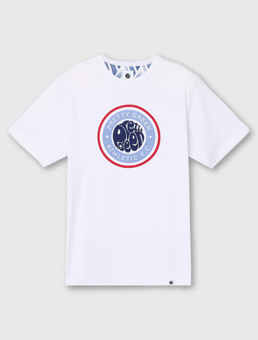 Pretty Green Kingsleigh Logo T-Shirt – White