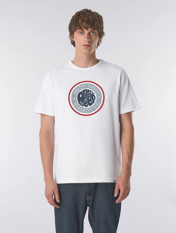 Pretty Green Kingsleigh Logo T-Shirt – White